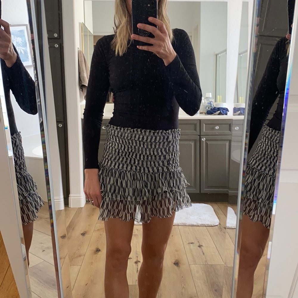 Isabel marant smocked skirt